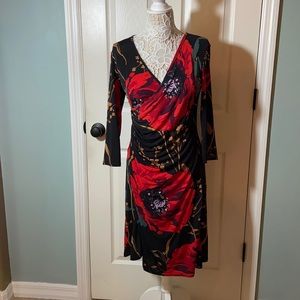 Fifilles Paris faux wrap floral dress